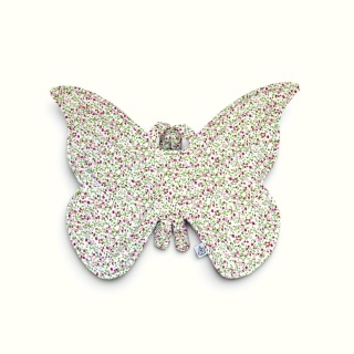 Bawełniane Skrzydła do zabawy - Motyl (Sielska Łączka - Różowa)