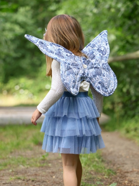 Bawełniane Skrzydła do zabawy - Motyl (Błękitna Baśń )