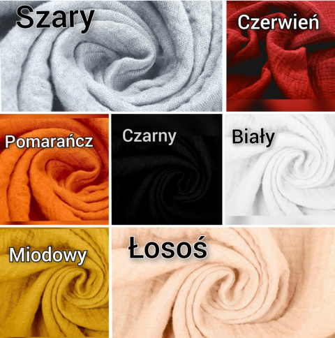 Wybierz kolor muślinu Wybierz kolor muślinu