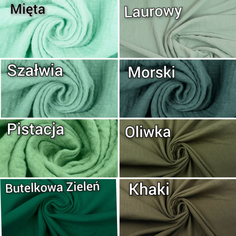 Wybierz kolor muślinu Wybierz kolor muślinu